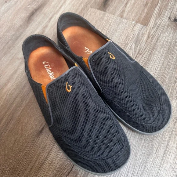 Olukai Nohea Mesh Mens Slip on Loafers  M9 Folding Heel - Picture 6 of 7